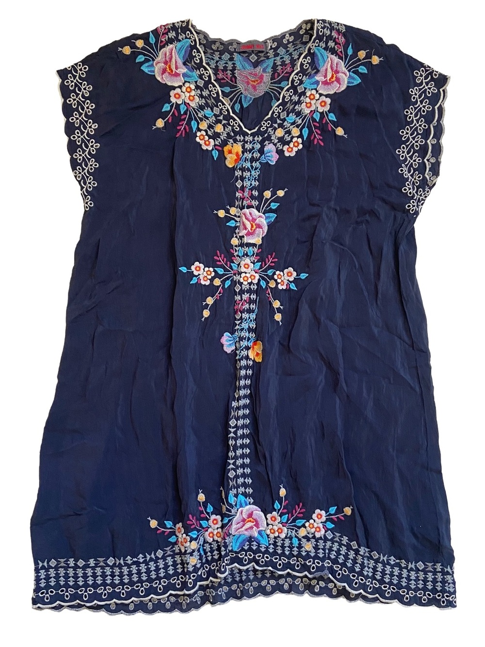 Johnny Was Keva Floral Embroidered Tunic/Dress